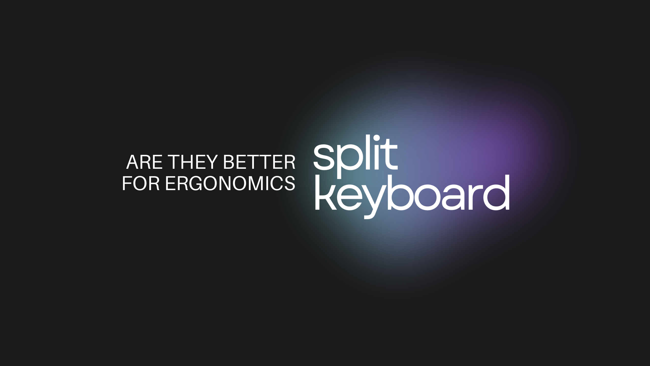 Short intro to split keyboard. Are Split Keyboards Better For Ergonomi Keyclicks Split