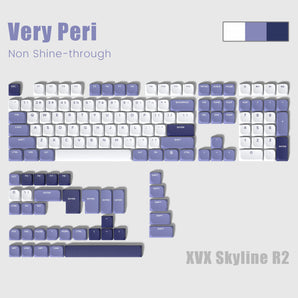 XVX Skyline Low Profile PBT Keycap Very Peri