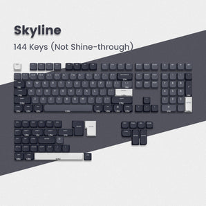 XVX Skyline Shadow Low Profile Double-Shot Keycap Set